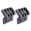 LEGEED Offset Light/Optic Picatinny Rail Mount, 3-Slot Black X2 view 2