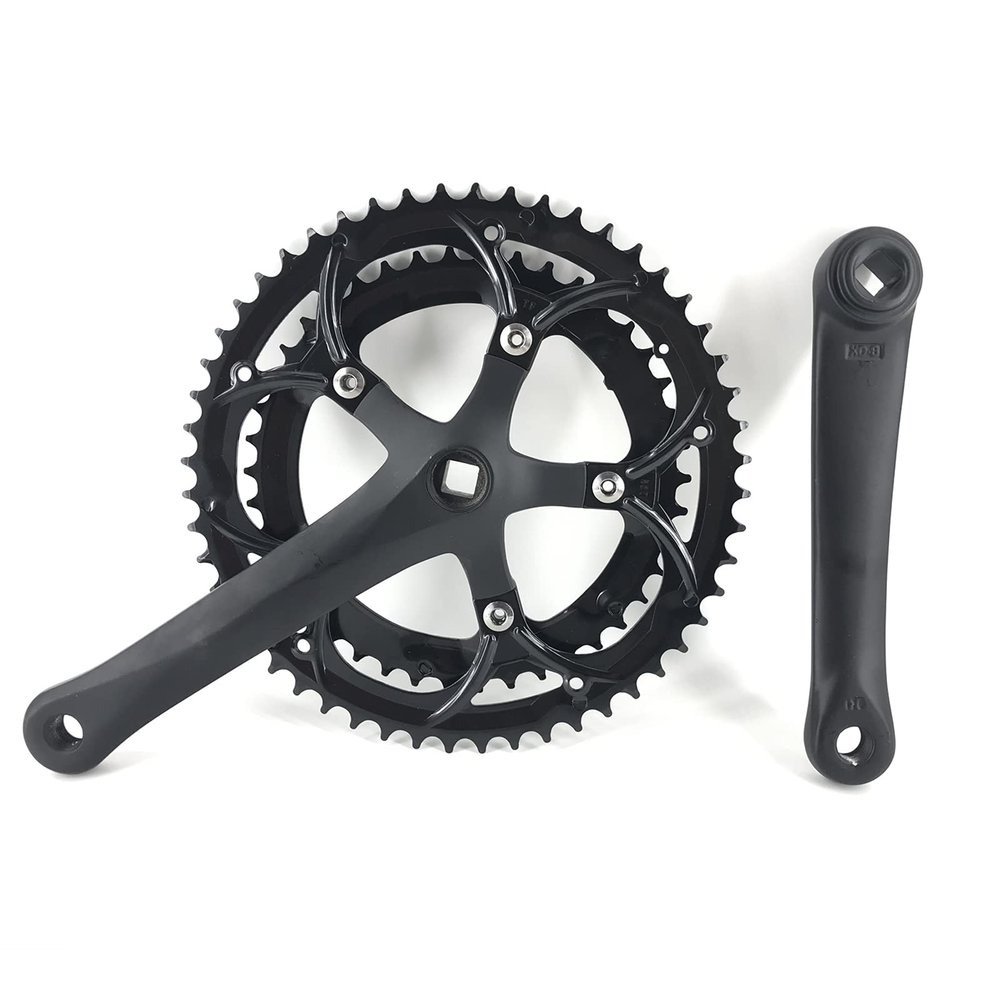 DONSP1986 52T/42T x 170mm Crankset for Mountain Road Bike Fixed Gear Bicycle (52T/42T Chainring)