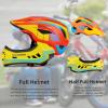 ROCKBROS Kids Full Face Helmet Kids Bike Helmets Lightweight Toddler Mountain Bike Helmet Detachable for MTB BMX Skating Cycling Scooter Safety Bicycle Helmets for Youth Child Boys Girls Ages 3-16 view 3