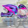 ROCKBROS Kids Full Face Helmet Kids Bike Helmets Lightweight Toddler Mountain Bike Helmet Detachable for MTB BMX Skating Cycling Scooter Safety Bicycle Helmets for Youth Child Boys Girls Ages 3-16 view 3