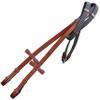 Exion Horse Rubber Web Reins | Premium Leather Non-Slip Grippy English Reins with 7 Hand Stoppers and SS Buckles view 1