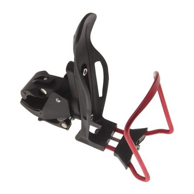 Inzopo Aluminum Road Bike Bicycle Water Drink Cup Bottle Cage Cycle Holder Bracket Handlebar Mount Red