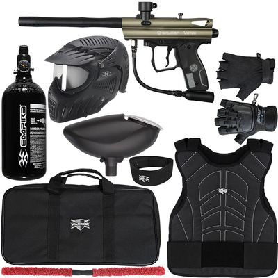 Action Village Kingman Spyder Victor Protector Paintball Gun Package Kit Protector 2 (Olive Green, Glove Size - Small/Medium)