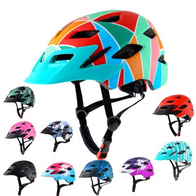 Kids Bike Helmet,Bavilk Kids Boys Girls Bike Helmets with LED Light Detachable Visor Children Youth Teen Multi-Sport for Skating Cycling Scooter Skateboard Adjustable & Lightweight 19.7"-22.4"