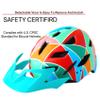 Kids Bike Helmet,Bavilk Kids Boys Girls Bike Helmets with LED Light Detachable Visor Children Youth Teen Multi-Sport for Skating Cycling Scooter Skateboard Adjustable & Lightweight 19.7"-22.4" view 3