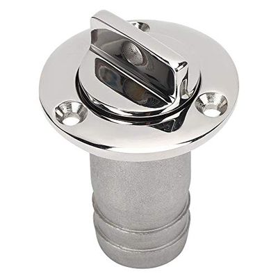 Garboard Drain Plug, 316 Stainless Steel Oval Garboard Drain Plug Vent Connector Fitting Boats Parts