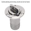 Garboard Drain Plug, 316 Stainless Steel Oval Garboard Drain Plug Vent Connector Fitting Boats Parts view 2