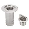 Garboard Drain Plug, 316 Stainless Steel Oval Garboard Drain Plug Vent Connector Fitting Boats Parts view 3