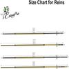 Exion Rainbow Rubber Reins for Horses  Color Coded Training Reins with Pastel Grip for English Riding  16mm Non-Slip Rubber Horse Reins with Stainless Steel Hardware & Hook Stud Ends view 2