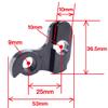 Inzopo Derailleur Hanger Rear Derailleur Rear Derailleur Adaptor for Bicycle 3 Gear Rear Hook view 2