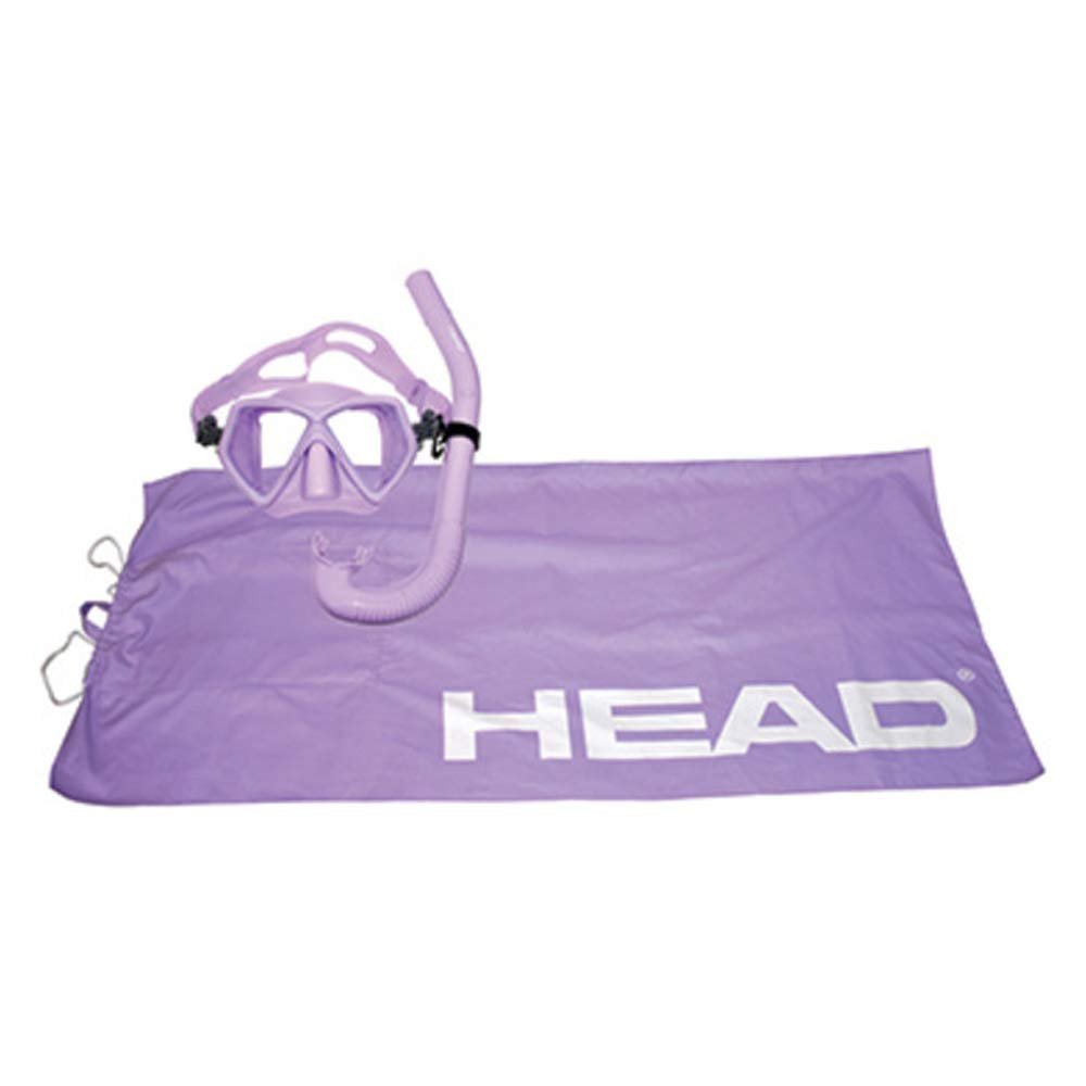 HEAD 481252GULILI Adventure Combo Lightweight Underwater Snorkeling Mask and Backpack Towel Bag, Purple