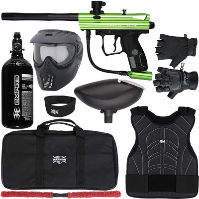 Action Village Kingman Spyder Victor Protector Paintball Gun Package Kit Protector 1 (Gloss Slime, Glove Size - Large/X-Large)