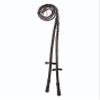 Exion Double Laced Leather Horse Reins  5/8" (16mm) English Riding Reins with Criss-Cross Grip  Vegetable-Tanned Leather with Stainless Steel Buckles  Dressage & Jumping view 1