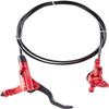 BUCKLOS MTB Hydraulic Disc Brakes, Mountain Bike Left Front 800mm Right Rear 1450mm Hydraulic Brake Set Aluminum Alloy Levers with Calipers PM/is Adapter Fit EBike/Fat Bike view 1