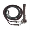 ExionPro Exion Leather and Rope Draw Reins for Horses, 6/8-19 mm Wide 90 inches Long with Buckle Guard Handle and Quick Snap | Premium Equestrian Training Draw Rein for Horses view 2