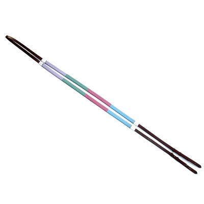 Exion Rainbow Rubber Reins for Horses Color Coded Training Reins with Pastel Grip for English Riding 16mm Non-Slip Rubber Horse Reins with Stainless Steel Hardware & Hook Stud Ends