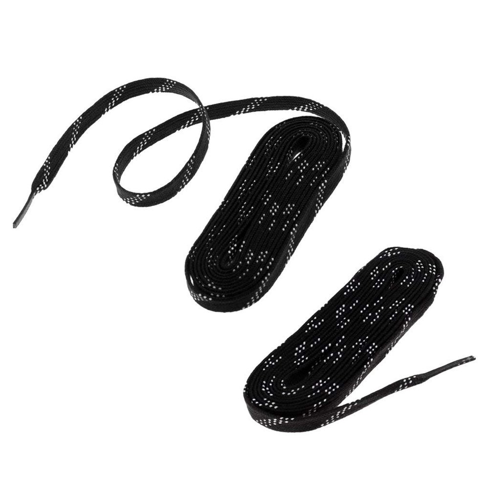 Non-Skid Strong Nylon Ice Hockey Skates/Roller Skates Boots Shoe Laces for Inline Skating Black 96 inch