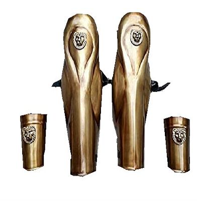Nautical-Mart Larp Leg Armor Set Leg Guards Costume Accessory