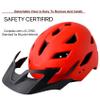 Kids Bike Helmet,Bavilk Kids Boys Girls Bike Helmets with LED Light Detachable Visor Children Youth Teen Multi-Sport for Skating Cycling Scooter Skateboard Adjustable & Lightweight 19.7"-22.4" view 3