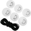 Inzopo Stand Up Paddleboard SUP Bungee Deck Rigging Kit Heavy Duty 6Pcs D-Ring Pad Patch Deck Attachment Kit Accessories Blue view 4