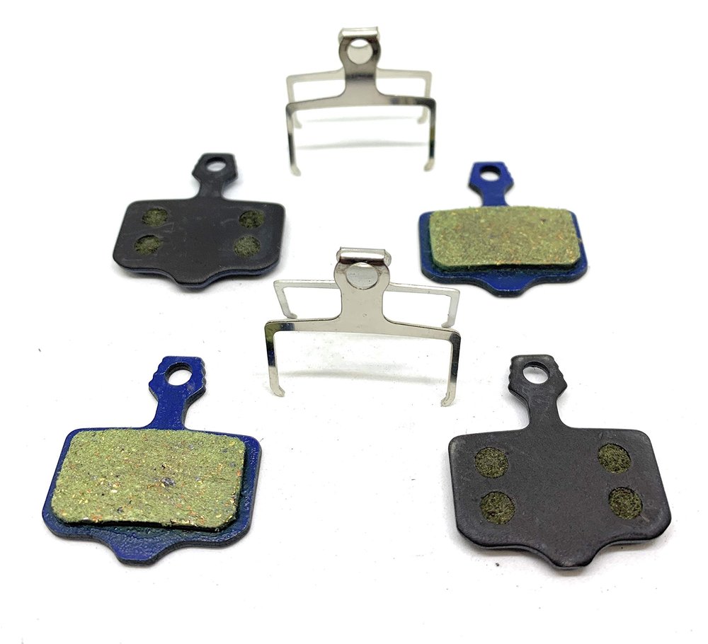 2 Pairs Bike Brake Pads Resin for Avid Elixir 1,2,3,5,7 R CR SRAM DB 1,3,5, XX,XO,X7,X9 Trickstuff Cleg 2.The Bicycle Replacement Part for OEM Brakes for high Braking Power and Quiet Stops.