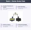 2 Pairs Bike Brake Pads Resin for Avid Elixir 1,2,3,5,7 R CR SRAM DB 1,3,5, XX,XO,X7,X9 Trickstuff Cleg 2.The Bicycle Replacement Part for OEM Brakes for high Braking Power and Quiet Stops. view 2