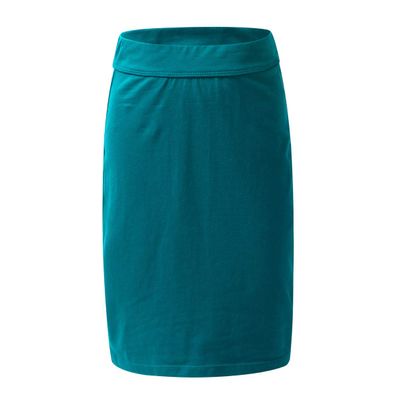 Alvivi Kids Girls Elastic Waist Pencil Skirts Lycra StretchyMidi Bodycon Skirts Modest Knee Length Straight Skirt Teal 4