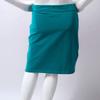 Alvivi Kids Girls Elastic Waist Pencil Skirts Lycra StretchyMidi Bodycon Skirts Modest Knee Length Straight Skirt Teal 4 view 4