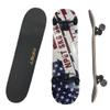 NPET Pro Skateboard Complete 31 Inch 7 Layer Canadian Maple Double Kick Concave Deck Skating Skateboard - Flag view 1
