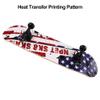 NPET Pro Skateboard Complete 31 Inch 7 Layer Canadian Maple Double Kick Concave Deck Skating Skateboard - Flag view 3
