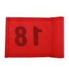 Inzopo Numbered 1/18 Professional Golf Putting Green Flag for Backyard Garden Golf Practice Sports Golfer Gift - 3 Colors Red with Number 18 view 3