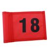 Inzopo Numbered 1/18 Professional Golf Putting Green Flag for Backyard Garden Golf Practice Sports Golfer Gift - 3 Colors Red with Number 18 view 4