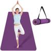 CAMBIVO Extra Wide Yoga Mat for Women and Men (72"x 32"x 1/4"), SGS Certified, Non-slip Large TPE Exercise Fitness Mat for Yoga, Pilates, Workout (6mm, A-Purple Rose) view 1