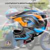 ROCKBROS Kids Full Face Helmet Kids Bike Helmets Lightweight Toddler Mountain Bike Helmet Detachable for MTB BMX Skating Cycling Scooter Safety Bicycle Helmets for Youth Child Boys Girls Ages 3-16 view 2