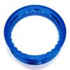 50 Caliber Racing 10 inch Wheel With Spokes - Blue Anodized - Compatible with XR50R CRF50F [5201+5200] view 4