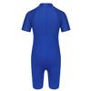 TTAO Kids Girls One Piece Swimsuit Rash Guard Wetsuit Zippered UPF 50+ Sun Protection Bathing Suit Blue XX-Large view 2