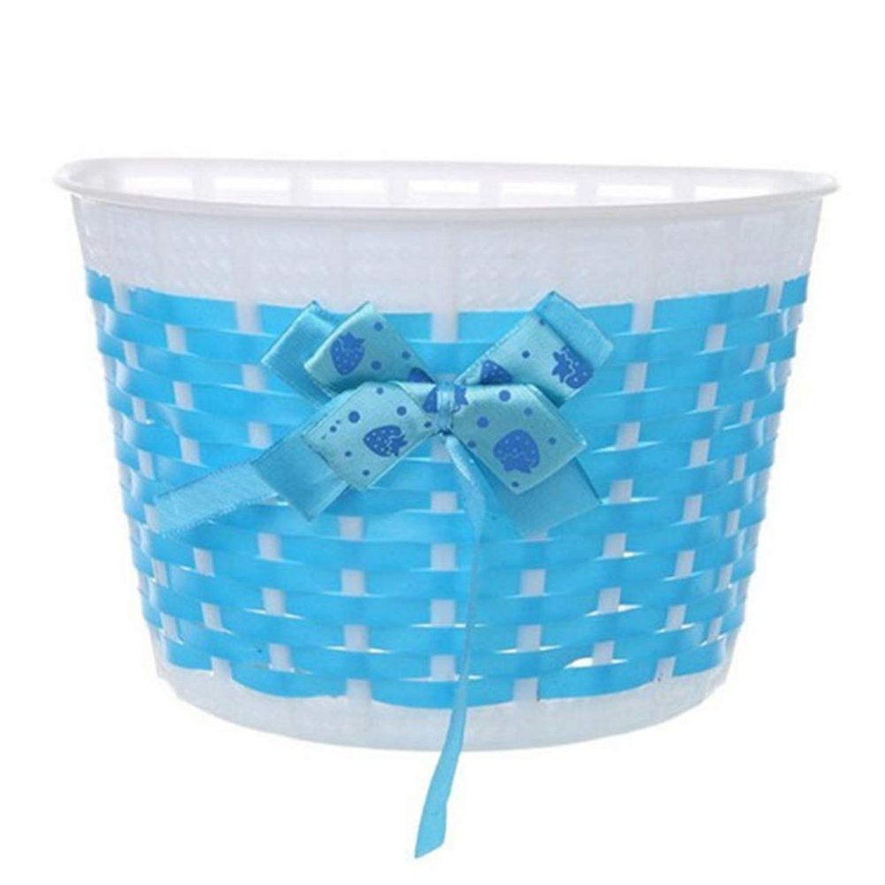 Boys and Girls's Bike Basket Front Girls' Bowknot Basket for Compact Easy to Use Suitable for Random Style