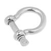 Inzopo Marine Chain Rigging Bow Type Anchor Shackle with Captive Pin for Boat Sailing 304 Stainless Steel - Silver, 16mm view 2