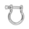 Inzopo Marine Chain Rigging Bow Type Anchor Shackle with Captive Pin for Boat Sailing 304 Stainless Steel - Silver, 16mm view 4