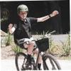 Bicycyle Basket Front Handle Bar Basket Bike Crate Plastic Mountain Bike for Kids (Black Thicken) view 3