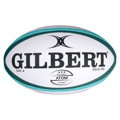 Gilbert Atom Rugby Match Ball (Green, 4)