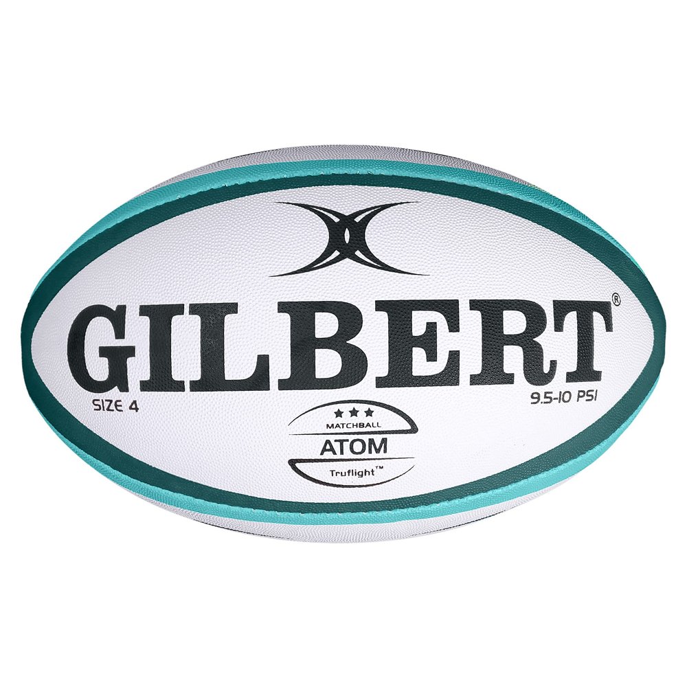 Gilbert Atom Rugby Match Ball (Green, 4)
