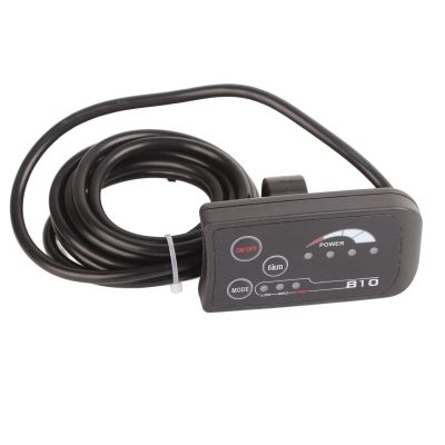 Acouto 810 LED Display for Electric Bike 810 Control Electric with 5 Wire Cable Controller Ebike LCD Display Panel Parts