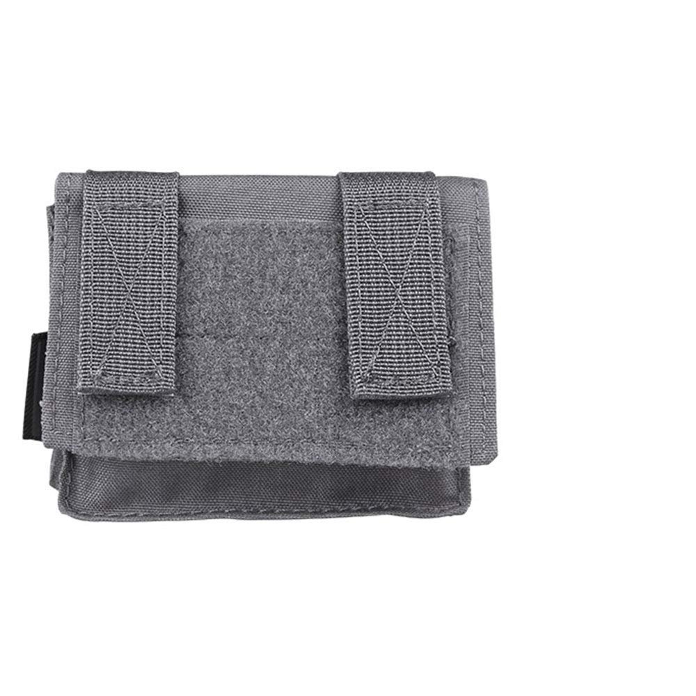 Molle Tactical Helmet Pouch Removable Gear Pouch,Tactical Fast Helmet Accessories Utility Pouch Helmet Cover Counterweight Bag, Counterbalance Weight Bag (Wolf Gray)