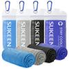 Sukeen 4 Pack Cooling Towels (40"x12"), Cooling Neck Wraps, Ice Towel, Soft Breathable Chilly Towel,Microfiber Towel for Yoga,Sport,Running,Gym,Workout,Camping,Fitness,Workout & More Activities view 1