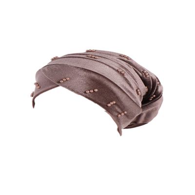 HZUX Casual Turbans for Women Muslim Hijab Wrap Head Scarf Headwear Head Scaves Chemo Cancer Hats Khaki