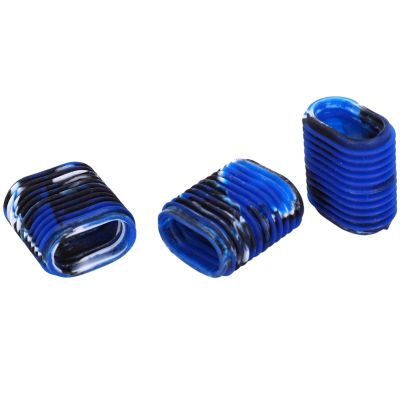 5pcs Reel Handle Cover, Baitcaster Knob Covers Fishing Reel Grip Non-Slip Ergonomic Cover Knobs Multicolor Optional (Blue Black) Fishing Tools and Accessories