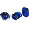 5pcs Reel Handle Cover, Baitcaster Knob Covers Fishing Reel Grip Non-Slip Ergonomic Cover Knobs Multicolor Optional (Blue Black) Fishing Tools and Accessories view 1