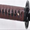 GLW Sword 41" Japanese Samurai Sword Katana Black&Red Folded Steel Clay Tempered Full Tang view 4