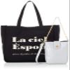 At 101565-15 BK Canvas Tote with Mini Shoulder (Mini Shoulder: SV) view 1